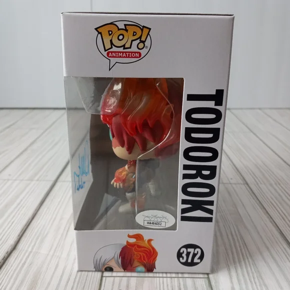 Funko POP! Todoroki My Hero Academia #372 David Matranga Autographed